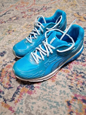 Puma Bioweb Elite Eco Ortholite Women's Shoes Sz 7.5 Blue