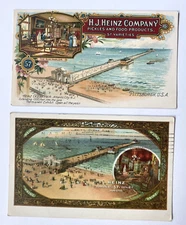 1908 Heinz Postcards Atlantic City NJ