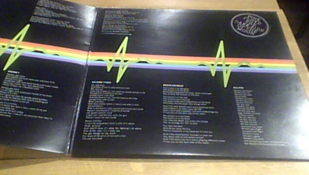 PINK FLOYD THE DARK SIDE OF THE MOON SHVL 804 A10/B9 G/F EMI