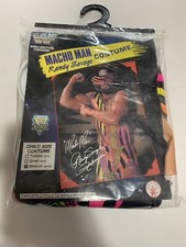 Vintage 1991 Rubies WWF WWE Halloween Costume Macho Man - Child Size Medium