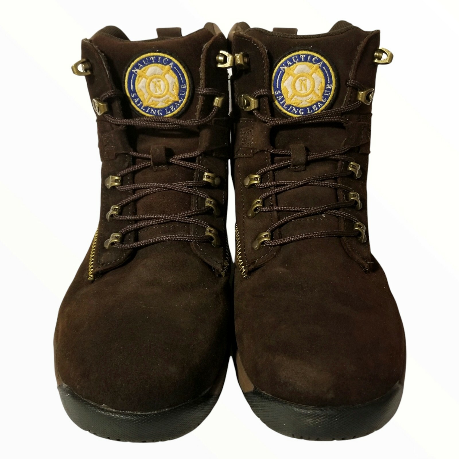Dark Brown Lace Up Hiking Boots Men's 