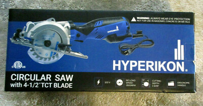 #ad Hyperikon Electric Compact Circular Saw Corded 4 1 2quot; 5.0 Amp Power 3500 RPM $59.99