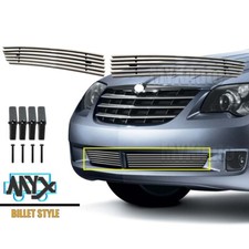 Fits 2004-2008 Chrysler Crossfire Billet Grille Chrome Lower Bumper Grill Insert