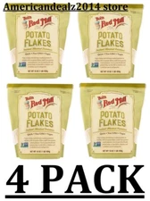 4 PACK- Bob's Red Mill Instant Creamy Mashed Potatoes Flakes 16 oz (Total 64 oz)