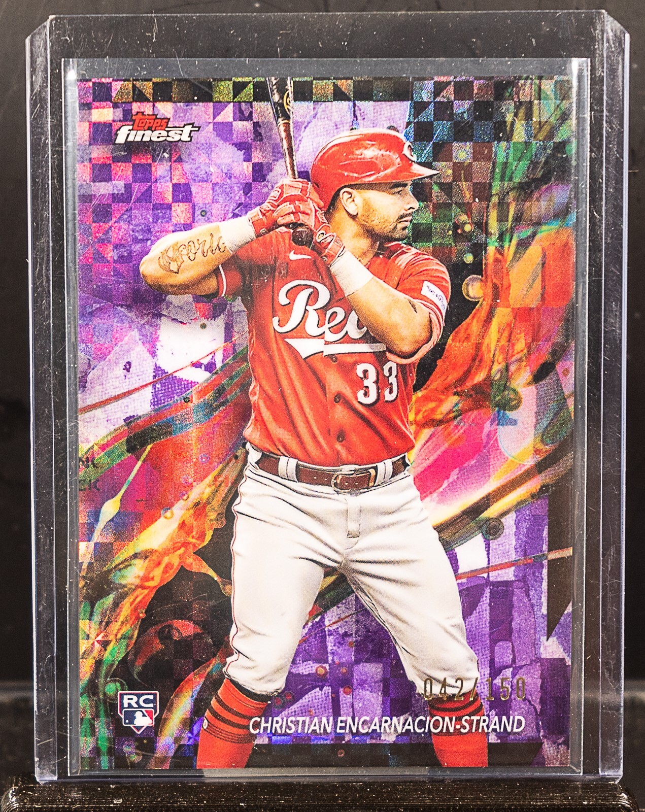 CHRISTIAN ENCARNACION-STRAND 2024 Topps Finest 4 Purple Checkerboard RC /150