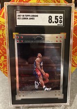 2007-08 Topps Chrome - #23 LeBron James SGC 8.5