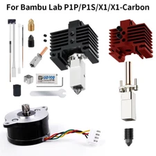 Hotend Nozzle Kit Extruder Motor Assembly for Bambu Lab X1C/P1P 3D Printer Parts