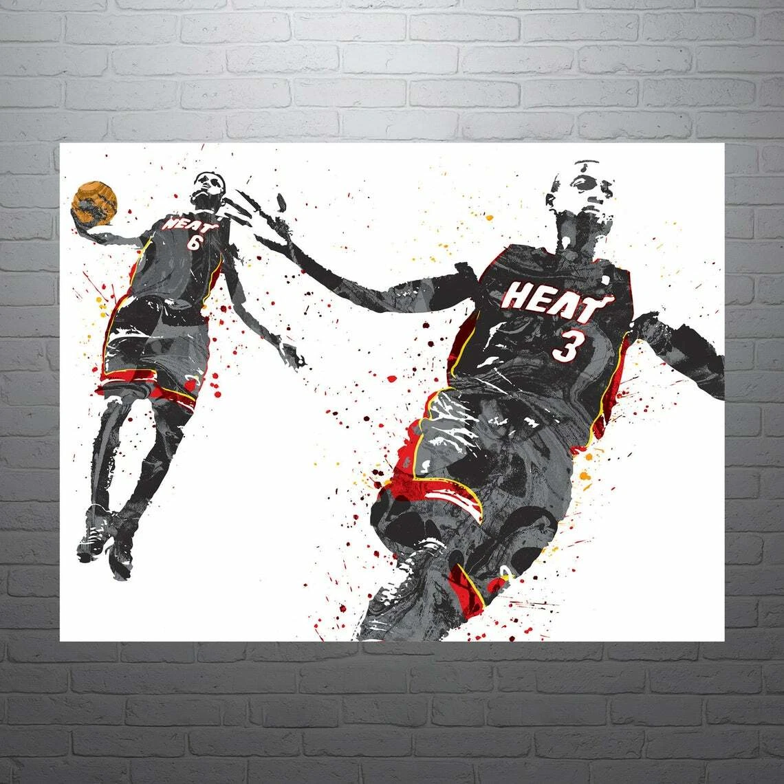 Wade to hotsell lebron poster