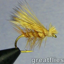 1 dozen (12) - Elk Hair Caddis - NATURAL
