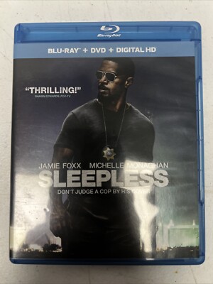 Sleepless - Blu-ray -  Very Good - Jamie Foxx, Monaghan, Scoot McNairy,Gabrielle