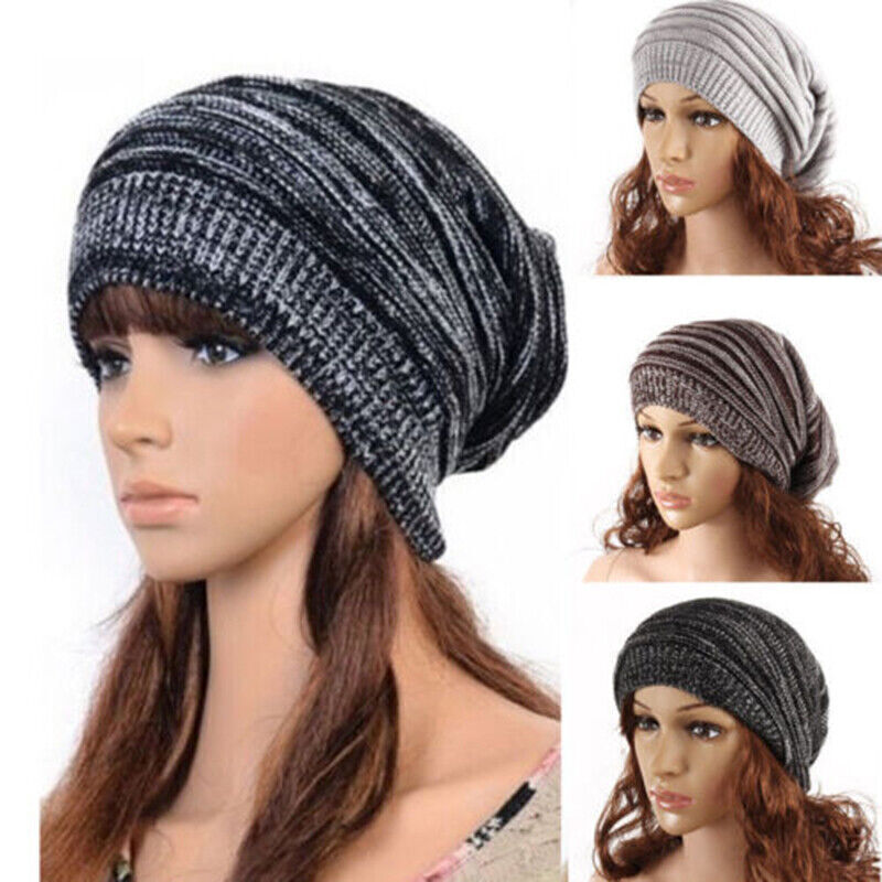 PONY Berretti da donna a maglia caldi berretto a maglia berretto invernale berretti da sci cappello slouch