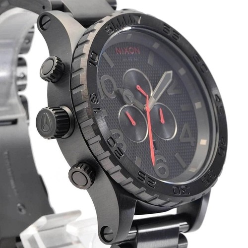 Nixon Herren Chrono Analog Quarz Uhr A083-2298 Edelstahl 51mm Zifferblatt - Bild 5 von 6