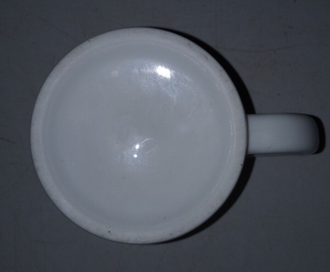 Starbucks Coffee White Coffee WHITE Mug with GREEN/BLACK DESIGN Mermaid Logo