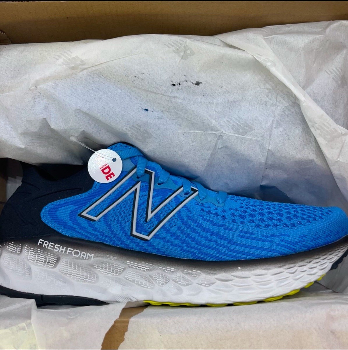 New Balance Fresh Foam 1080v11 Blue Shoes M1080H11 Men display picture 2