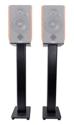 Pair 28'' Bookshelf Speaker Stands For Edifier R1700BT Bookshelf Speakers