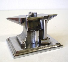 Antyczna pamiątkowa kowadło na biurko około 1920 roku