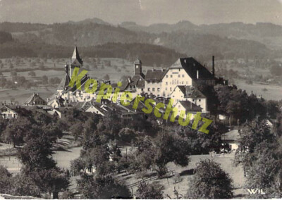 St. Gallen postcard old town with the courtyard former seat of the Prince Abbot postcard 