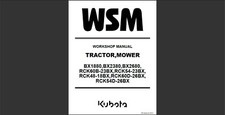 Kubota RCK54-23BX, RCK48-18BX, RCK60D-26BX and RCK54D-26BX Service manual