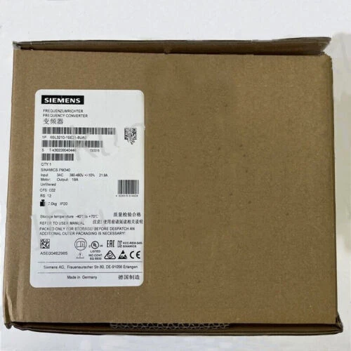 6SL3 210-1SE21-8UA0 New SIEMENS 6SL3210-1SE21-8UA0 S120 C0nverter P0wer M0dule