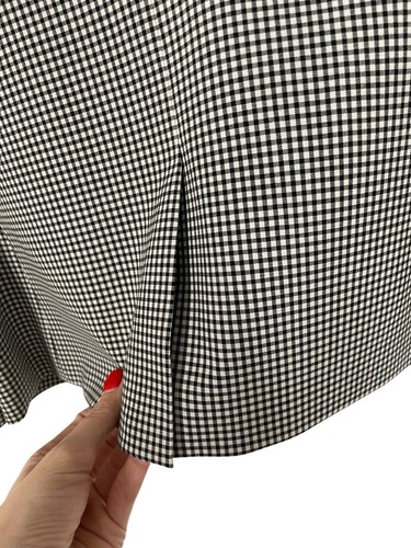 Theory Women’s Slim Wool Blend Blazer NWOT Black White Gingham Careerwear Size 2 - Picture 12 of 14