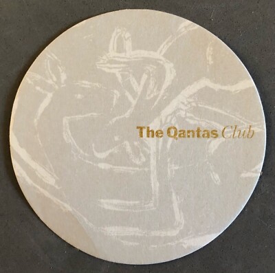 Qantas Airlines Club Coaster - paper | eBay