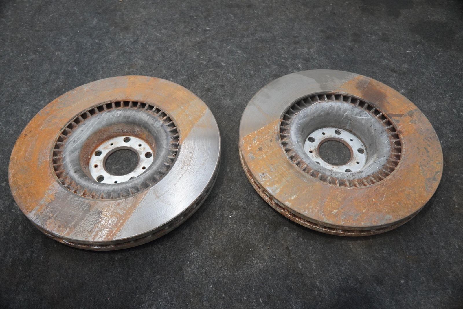 Set 2 Front Disc Brake Rotor 3W0615301K OEM Bentley Flying Spur 2006-13+ GT GTC