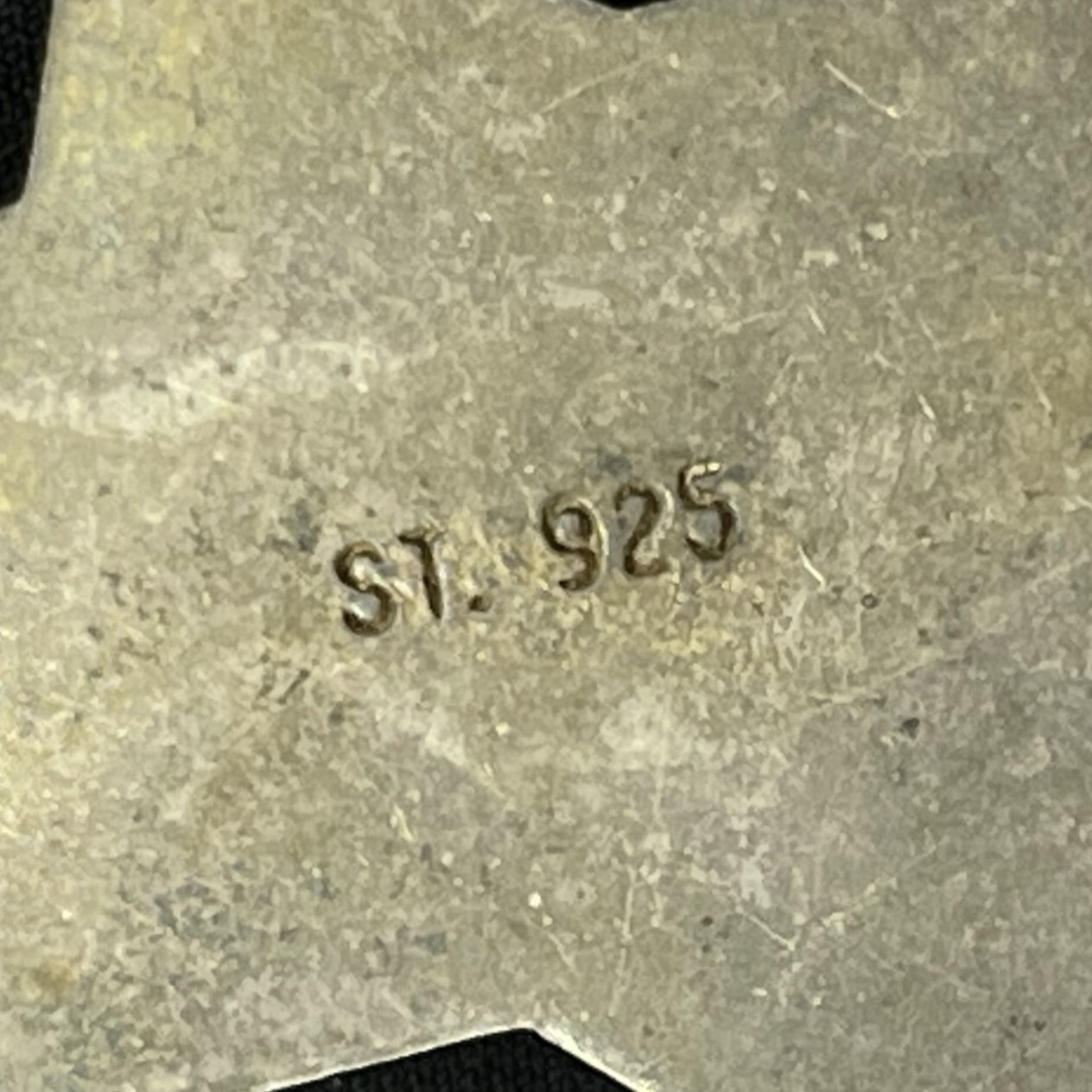 Pendant Star of David Jewish vtg sterling 925 silver Made in Israel eilat stone