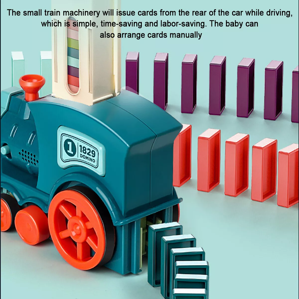 Domino laying train 2025