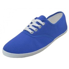 Womens Plymsoll Sneakers Classic Canvas Lace Up Shoes Designer Color 7