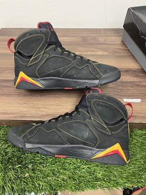 Nike Air Jordan 7 Retro Citrus Size 11 CU9307-081 Black Red Orange