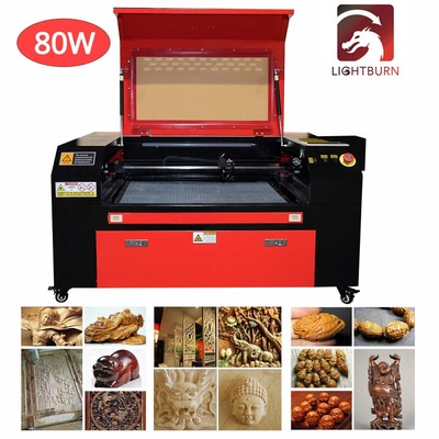 VEVOR 80W 28''X20'' Co2 Laser Engraver Machine Engraving Ruida Support Lightburn