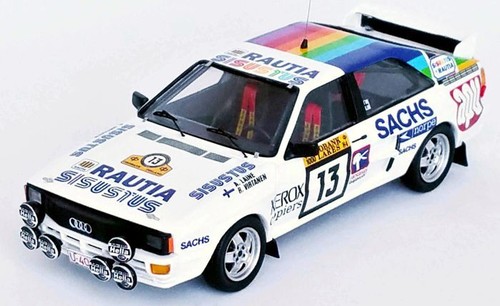 Modèle Réduit Audi Quattro, No.13, Rallye Wm, 1000 Lakes Rallye Alainervirtanen 1984