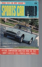 MOTOR MAGAZINE , SPORTS CAR WORLD ,OCTOBER 1963