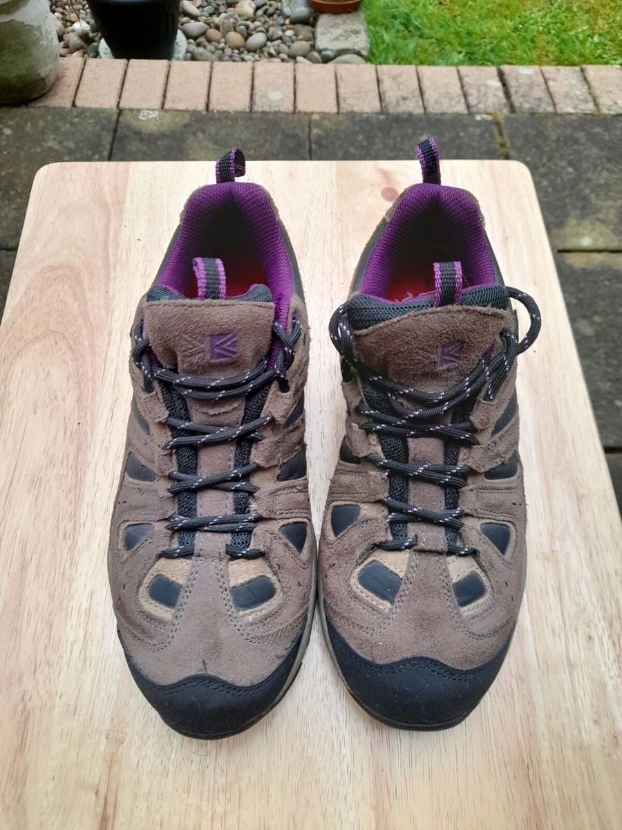 Karrimor Supa 2 Ladies Hiking Walking Shoes Size Uk5 EU38 Brown Purple