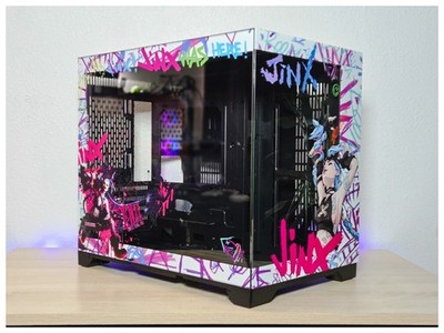 Jinx League Of Legends Arcane Micro-ATX Desktop PC Case