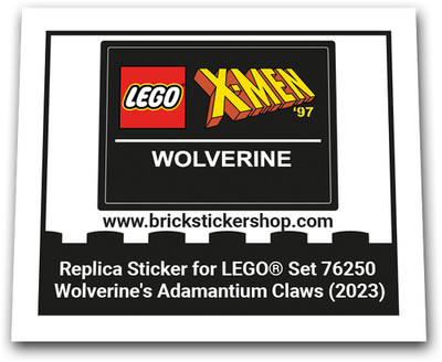 Replacement Sticker for Set 76250 - Wolverine's Adamantium Claws