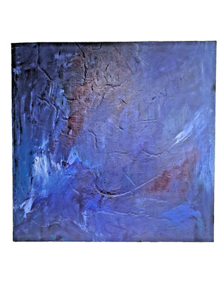Jerry Hardesty ''Brio'' Original Abstract Expressionist Painting Oil Cradled wood