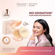 WARDAH Colorfit Perfect Glow Cushion - Long-lasting up to 12 hours Equipped 15gr