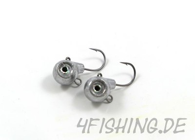SX - FIREBALL mit VMC-Haken in 1/0 - der beliebte Fireball-Jig mit Auge in Natur