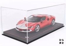 Miniature Car 1/18 Ferrari 296 GTB Assetto Fiorano Red Corsa 322 With Case