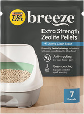 Scented Litter Pellets, Breeze Enhanced Refill - 6 3.5 Lb. Bags, Recyclable Bo