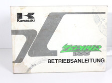 Kawasaki Zepyr 1100 ZR1100A1 Owners Manual Drivers Manual Model 1992-