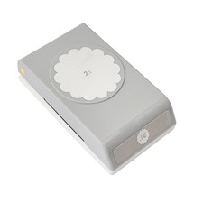 Circle Punch Crafting Tool 2.25 Inch Silver Safety Lock for Scrapbooking