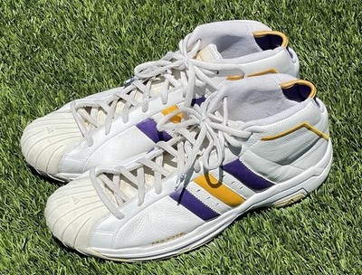 adidas Pro Model 2G Los Angeles Lakers Basketball Shoes Men s Size 18