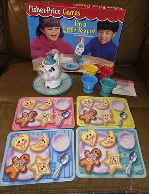Fisher-Price I'm a Little Teapot Tea Party Game Spinning Teapot Ages 3-7 