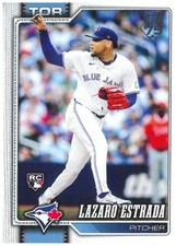 Lazaro Estrada Toronto Blue Jays 2026 Topps Series 1 #299 Rookie