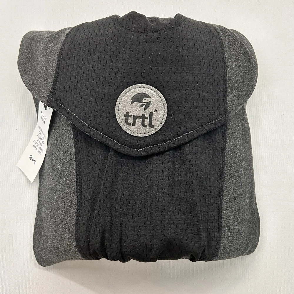 TRTL Travel Pillow for Neck Support on Airplanes Includes Dust Bag