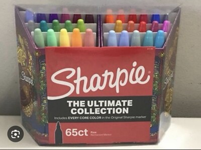 Sharpie The Ultimate Collection 65ct Fine Permanent Markers Assorted Colors