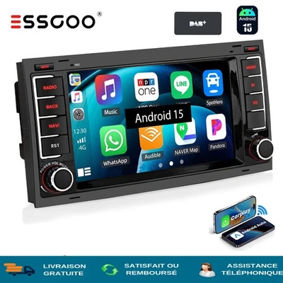 Für VW Touareg 7L 2002-2010 Carplay Android 15 Autoradio GPS Navi BT DAB+ 2+32GB - Bild 1 von 4