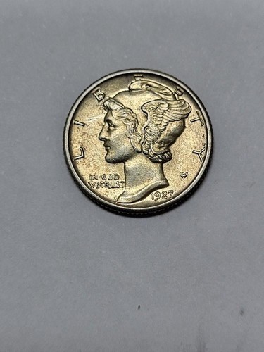 1927 Mercury Dime FLASHY Coin